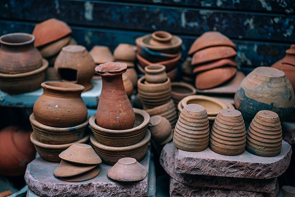 The yard, drying
