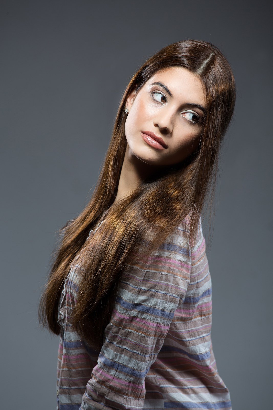 Long, brown and glossy, which is harder than it looks