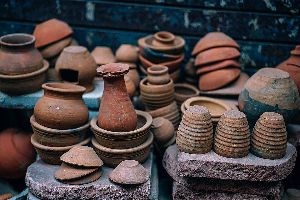 The yard, drying